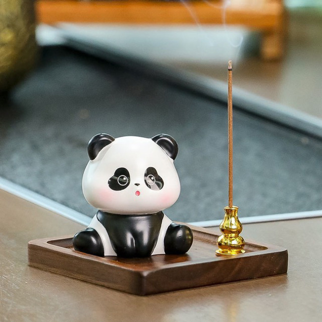 Creative panda ornaments Incense Stick burner