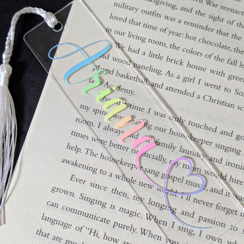 Personalised Name Bookmark - 1 Bookmark