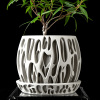 Slime Planter Pot - Matte Dark Green