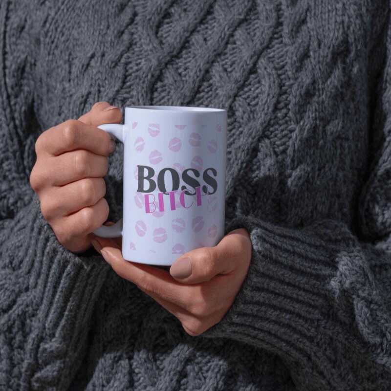 Mug for Her - Funny Mug for Boss, Small Business Owner, Gift Ideas - Ideal for yourself, for a friend, sister, daughter on birthday or xmas