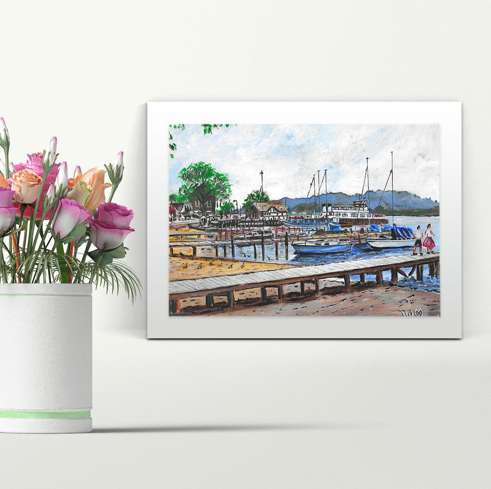 Bowness on Windermere - A4 Print - Mounted