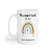 Personalised Ceramic Mug - Stethoscope Rainbow