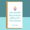 Funny 25th Birthday Card - Cheeky Card for Him or For Her - For someone turning 25 years old | Brother | Sister | Friend | Daughter | Son - Blank inside