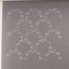 Sashiko Templates Circular | Visible Mending | Quilting and Sewing Templates | Reuseable Mending Stencils