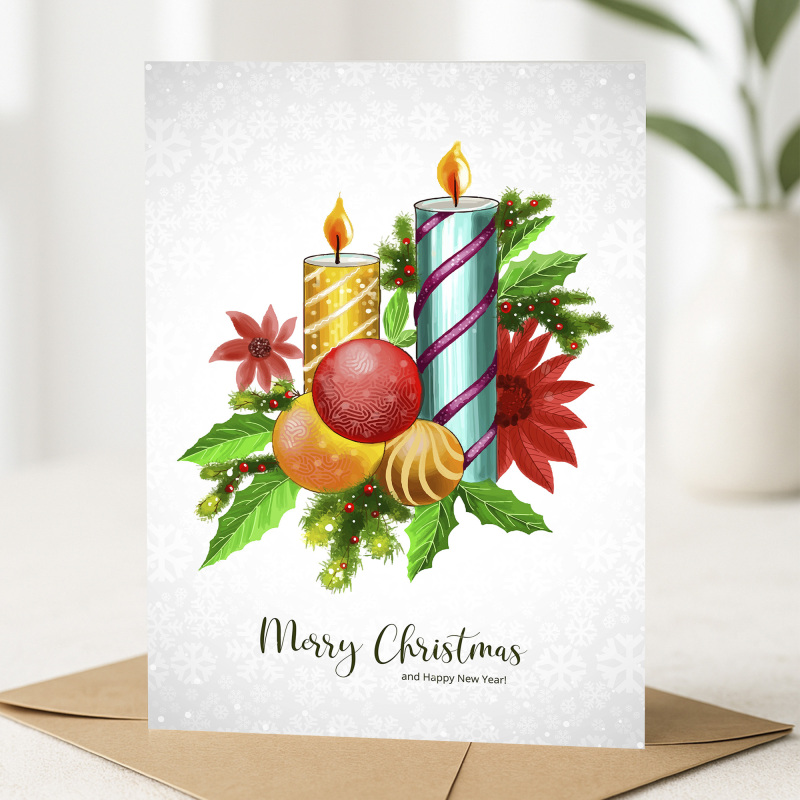 Corporate Christmas Cards Branded | Corporate | Company | Christmas Cards for Clients  Staff, Co-Workers, Teams & Clubs Christmas Cards - A6 - 4.1" x 5.8"