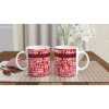 Christmas Seasonal Snow Words Mug - Ceramic White