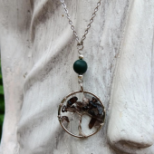 Smokey quartz and Bloodstone Necklace