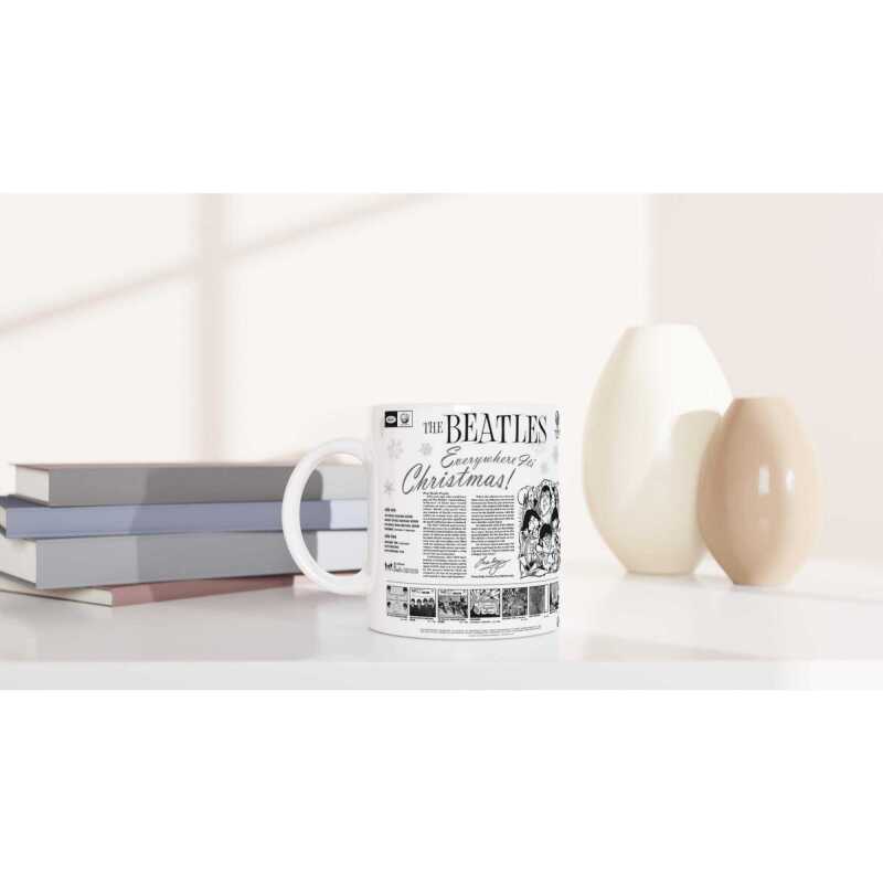 Retro Beatles Fan Club Christmas Album Mug