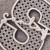 Personalised Wooden Rattan Alphabet with Name / Boho Nursery Decor / Personalised Wall Decor / Scandi Alphabet