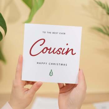 Christmas Card For Cousin Xmas Card For Cousin Best Cousin Ever Christmas Card