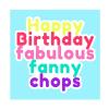 Birthday Card | Fanny Chops | Square card
