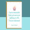 Funny 20th Birthday Card - For him or her - Ideal Greetings Card For anyone turning 20 years old - Can be personalised - Blank inside