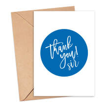 Thank You Teacher Card - Thank You Sir - Small (A6)