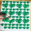 Monstera Leaf Stickers 1inch and 0.5inch mix