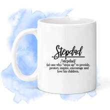 Father's Day Ceramic Mug - Definition of a Stepdad