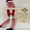 Personalised Elf Arrival Announcement /  Elf Postcard / Elf Arrival Prop / Personalised Elf Arrival Postcard / Christmas Decoration - Love Elfie