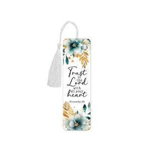 Religious Aluminium Bookmark with Tassel - Trust In The Lord