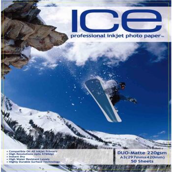 ICE A3 220gsm Double Sided High Matt / Matte Photo Paper