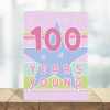 100 years young, a bright and fun 100th birthday card with a gorgeous printed envelope - 12 x 17cm and blank inside - made in the UK