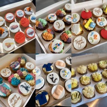 Custom Themed Box of 12 Cupcakes