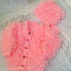 2 Piece Cardigan Set for a Baby Girl, Baby Girl's Outfit - 0 - 3 months Chest 16 ins - £17.50