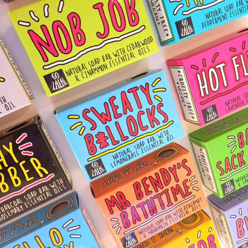 Bum Fun Soap | Bergamot & Mandarin | Vegan | Funny Gift | Stocking Filler | Secret Santa