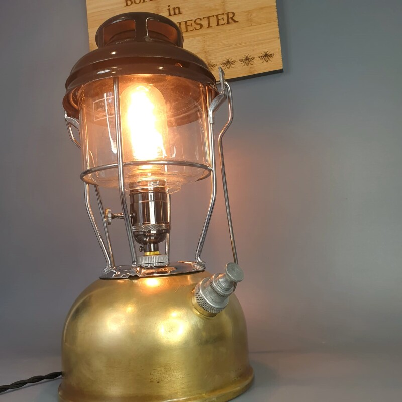 Vintage Tilley Lamp converted electric - Upcycled - Fathers Day - Gifts For Him - lighting