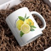 Personalised Lemon Print Mug
