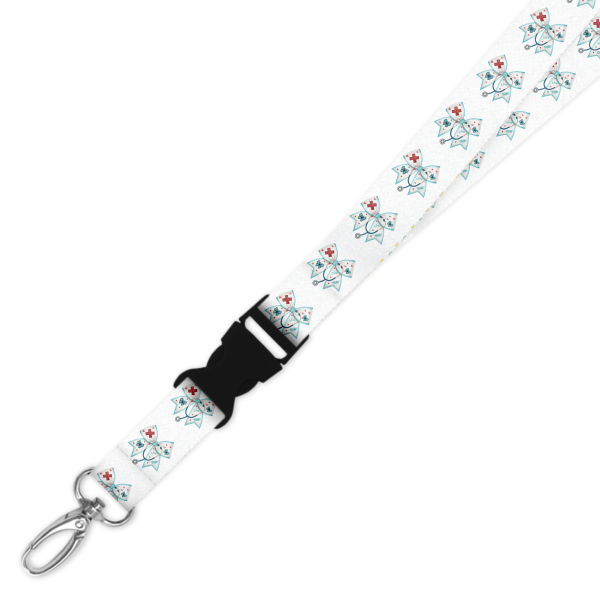 Double Breakaway Lanyard - Nursing Coquette Bow