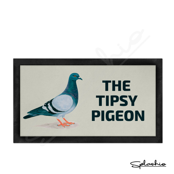 Personalised Bar Runner - Pigeon Themed