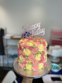 Classic Buttercream Flower  Cake