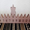 Wooden Christmas Countdown Advent Calendar