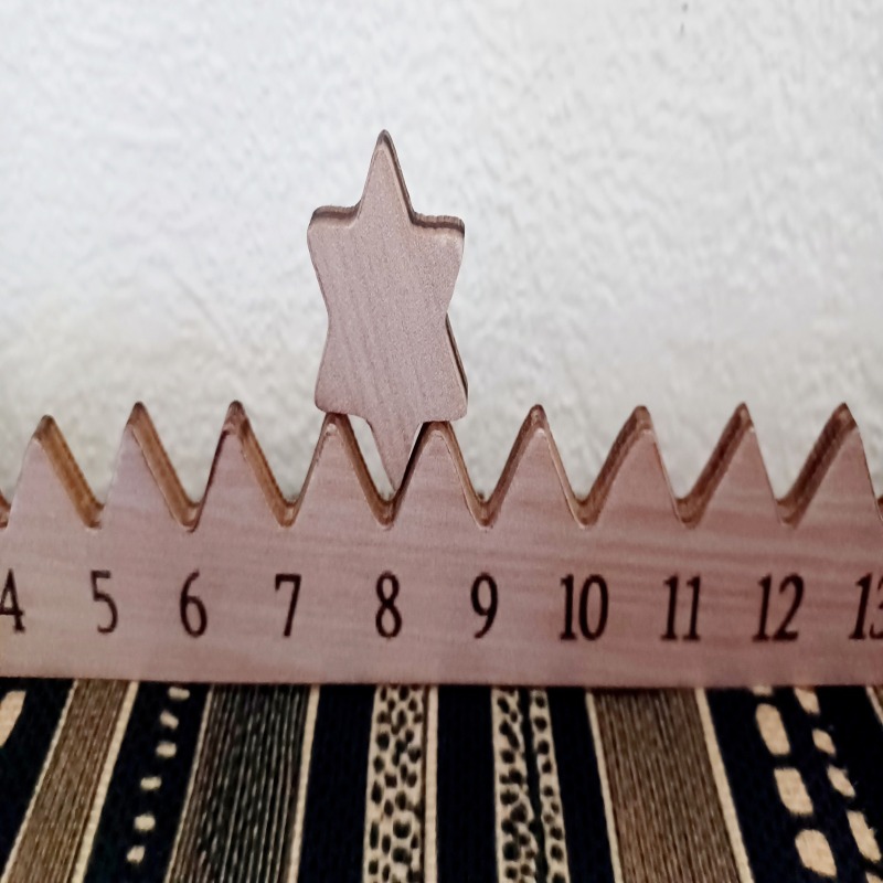 Wooden Christmas Countdown Advent Calendar