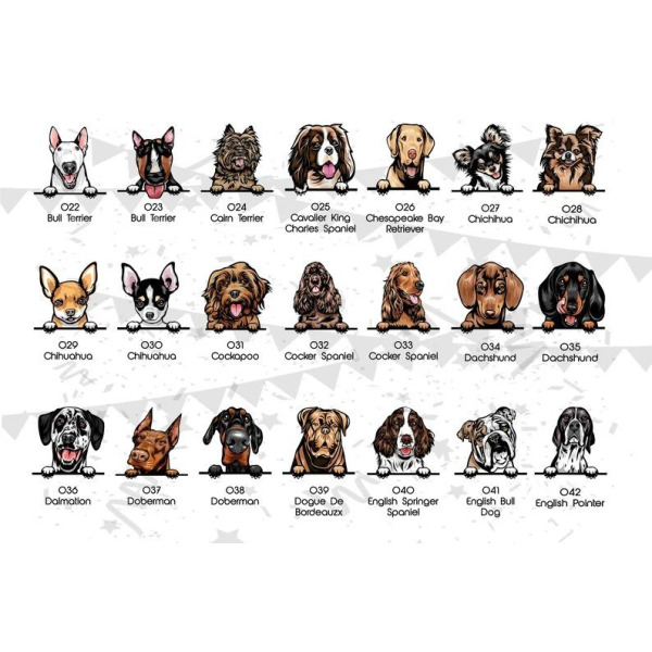 Personalised Bar Set - Dog Themed