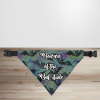 'Beware of the Bat-itude' Halloween Dog/Puppy Bandana - Small - 12x17cm (Strap: 25cm - 40cm)