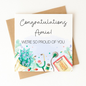Congratulations Card - We're So Proud of You