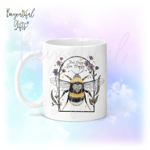 Think Happy Bee Happy Ceramic Mug