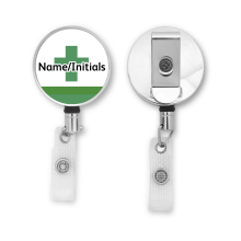 Personalised Metal ID Reel - First Aider