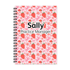 Personalised A5 Notebook - Strawberry Fields