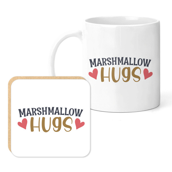 Easter Mug & Coaster Set - Marshmallow Hugs