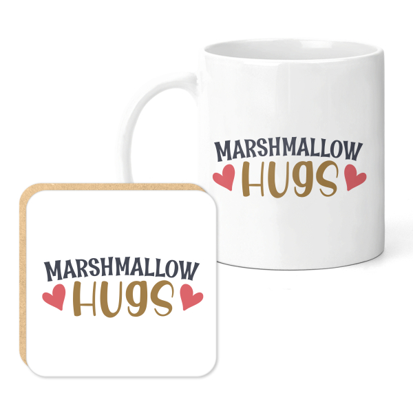 Easter Mug & Coaster Set - Marshmallow Hugs