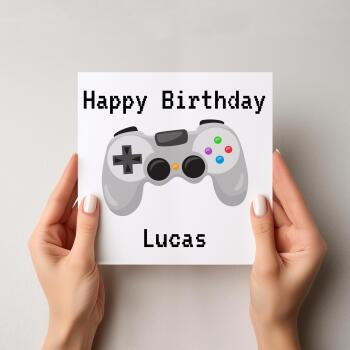 Gamer Birthday Card