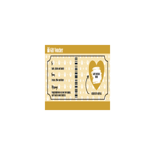 Scratch Reveal Gift Voucher |  Scratch Reveal For Gift Card or Voucher