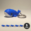 Baby Blue Whale Keyring Pack (x5)