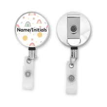 Personalised Metal ID Reel - Cute Summer Pattern