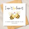 9 Year Anniversary Card For Husband, Wife 9th Anniversary Card, Happy 9th anniversary 9 year Card Funny Greeting Card wife husband