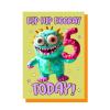 5 Today | Cute Card | Alien card