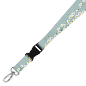 Double Breakaway Lanyard - Daisy Border