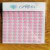 1cm Flower Stickers, 70's hippy style flower stickers - Pink