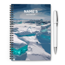 Personalised A5 Artwork Notebook - Baikal Lake - Russia